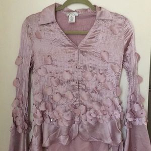 💌 Silky Sequin Blouse 💌